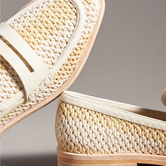 Dolce Vita Halley Raffia Woven Loafers – Ivory Multi – Size 7 (NWT) - Picture 3 of 7